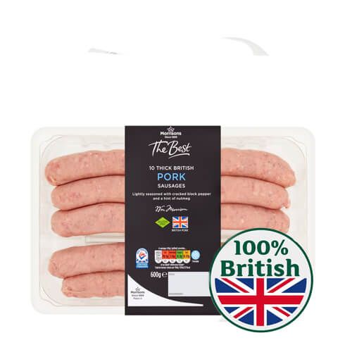 Morrisons sausages on sale