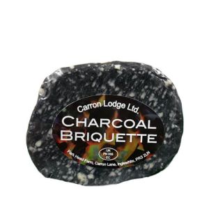 Charcoal Briquette Creamy Mature Cheddar