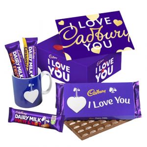 Cadbury Valentines "I Love You" Edition Chocolate & Mug Set