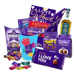 Cadbury Valentines "I Love You" Edition Chocolate, "Yorkshire Rum" and Mug Set