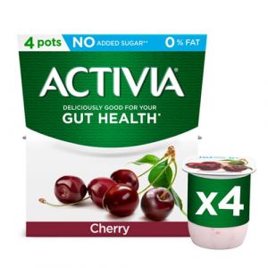 Activia Cherry 0% Fat Yogurts