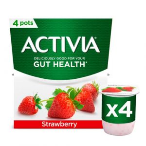 Actimel Strawberry Yogurts