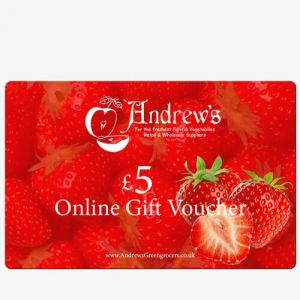 £5 Andrews Greengrocers Online Gift Voucher 