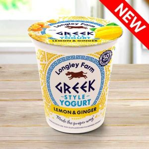Longley Farm Greek Style Lemon &amp; Ginger Yogurt