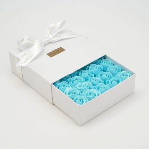 Baby Blue 25 Luxury Soap Roses
