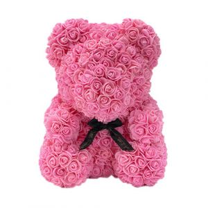 Baby Pink Rose Bear