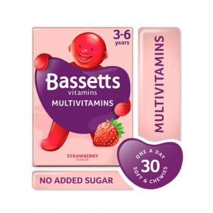 Bassetts 3-6 Years Multivitamin Strawberry Flavour Chewies