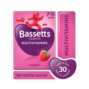 Bassetts 7-11 Years Multivitamins Raspberry Chewies