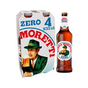 Birra Moretti Lager (Alcohol Free) Bottles