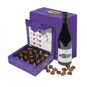 Cadbury Milk Tray Box & Red Wine Hamper