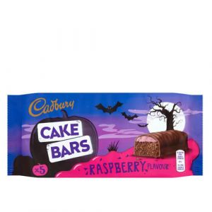 Cadbury Holloween Raspberry Cake Bars