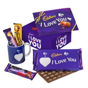 Cadbury I love You Chocolate & Mug Set