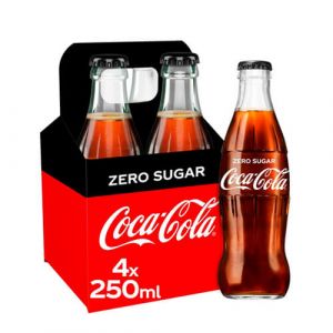 Coca Cola Coke Zero Glass Bottles (Sugar Free)