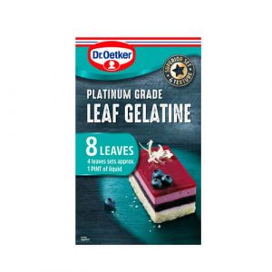 Dr. Oetker Platinum Grade Leaf Gelatine (Gluten Free)