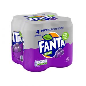 Fanta Grape Zero Cans (Sugar Free)