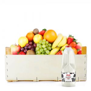 Fruit Office Box with Skimmed Milk