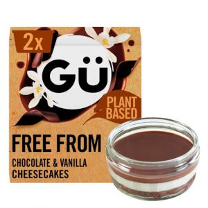 Gu Plant Based Chocolate & Vanilla Cheesecakes