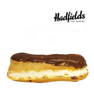 Hadfields Bakery Chocolate Eclair with Fresh Cream