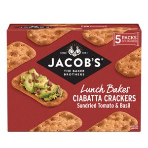 Jacobs Tomato & Basil Ciabatta Crackers