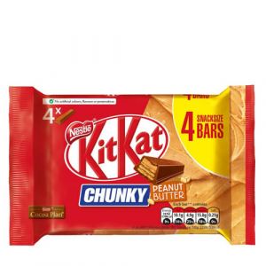 Kit Kat Chunky Peanut Butter Chocolate Biscuit Bars