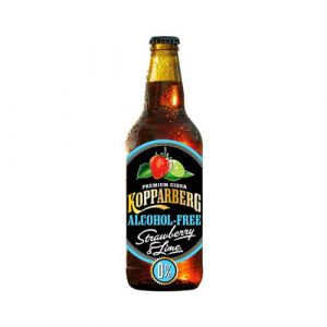 Kopparberg Strawberry & Lime Cider (Alcohol Free) Bottle