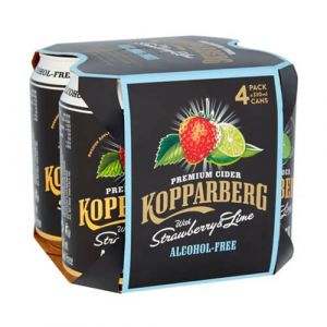 Kopparberg Strawberry & Lime Cider (Alcohol Free) Cans