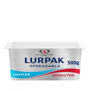 Lurpak Lighter Unsalted Spreadable Butter