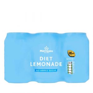 Morrisons Diet Lemonade Cans