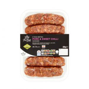 Morrisons The Best Thick Pork & Sweet Chilli Sausages
