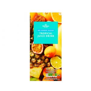 Morrisons Tropical Juice Drink (No Added Sugar) Carton
