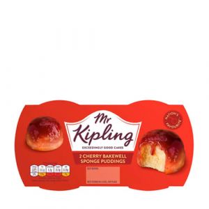 Mr Kipling Cherry Bakewell Sponge Puddings