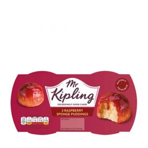 Mr Kipling Exceedingly Good Raspberry Sponge Puddings