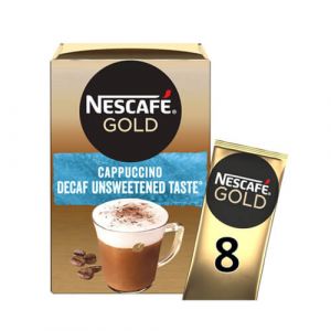 Nescafe Gold Cappuccino Decaf Unsweetened Instant Coffee