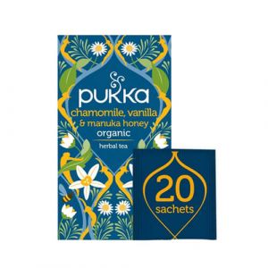 Pukka Chamomile, Vanilla & Manuka Honey Herbal Tea