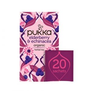 Pukka Elderberry & Echinacea, Organic Fruit Herbal Tea