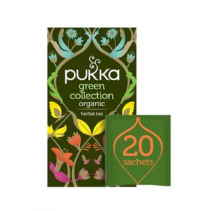 Pukka Green Collection Selection of 5 Organic Green Herbal Tea