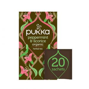 Pukka Peppermint & Licorice Organic Herbal Tea