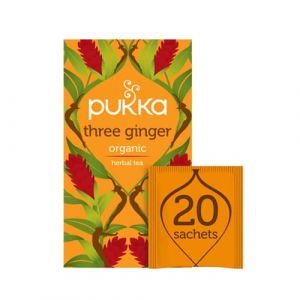 Pukka Three Ginger, Organic with Galangal Turmeric Herbal Tea