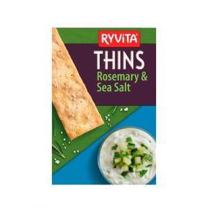 Ryvita Thins Rosemary & Sea Salt Flatbreads