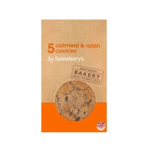 Sainsburys Oatmeal & Raisin Cookies