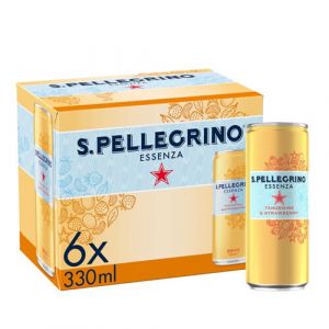 San Pellegrino Essenza Tangerine & Strawberry Cans