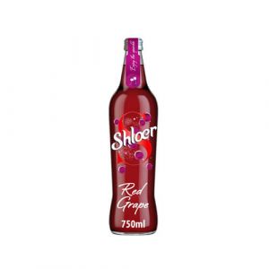 Shloer Red Grape Sparkling Juice Drink