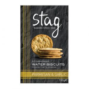Stag Bakery - Parmesan & Garlic Water Biscuits
