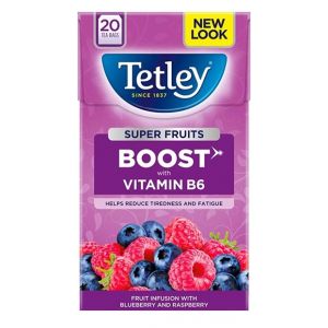 Tetley Super Fruits Tea Blueberry and Raspberry
