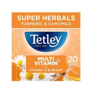 Tetley Super Herbals Multivitamin Turmeric & Camomile Tea