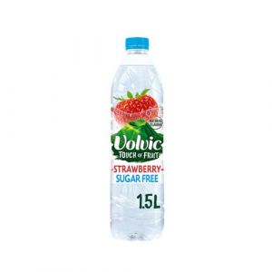 Volvic Touch of Fruit Strawberry Natural Mineral Water (Sugar Free)