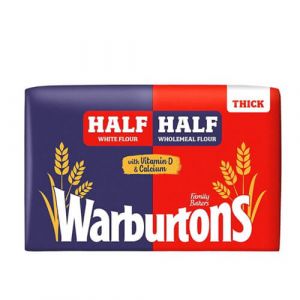 Warburtons Half White & Half Thick Bread