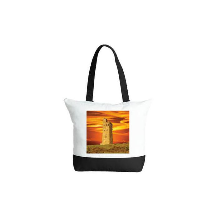 Castle Hill Sunrise Zipped Cotton Bag