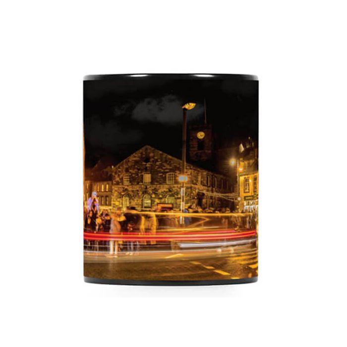 Holmfirth Lights Specktacular Black Mug