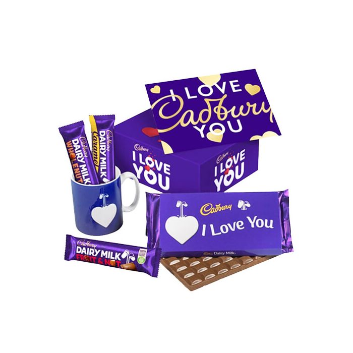 Cadbury Valentines "I Love You" Edition Chocolate & Mug Set